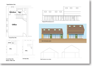 Land & house survey graphic examples 