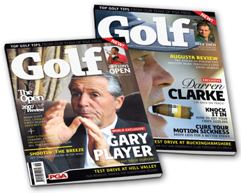 Golf  magazine cover examples