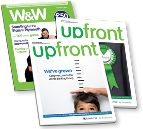 Lloyds TSB magazine cover examples